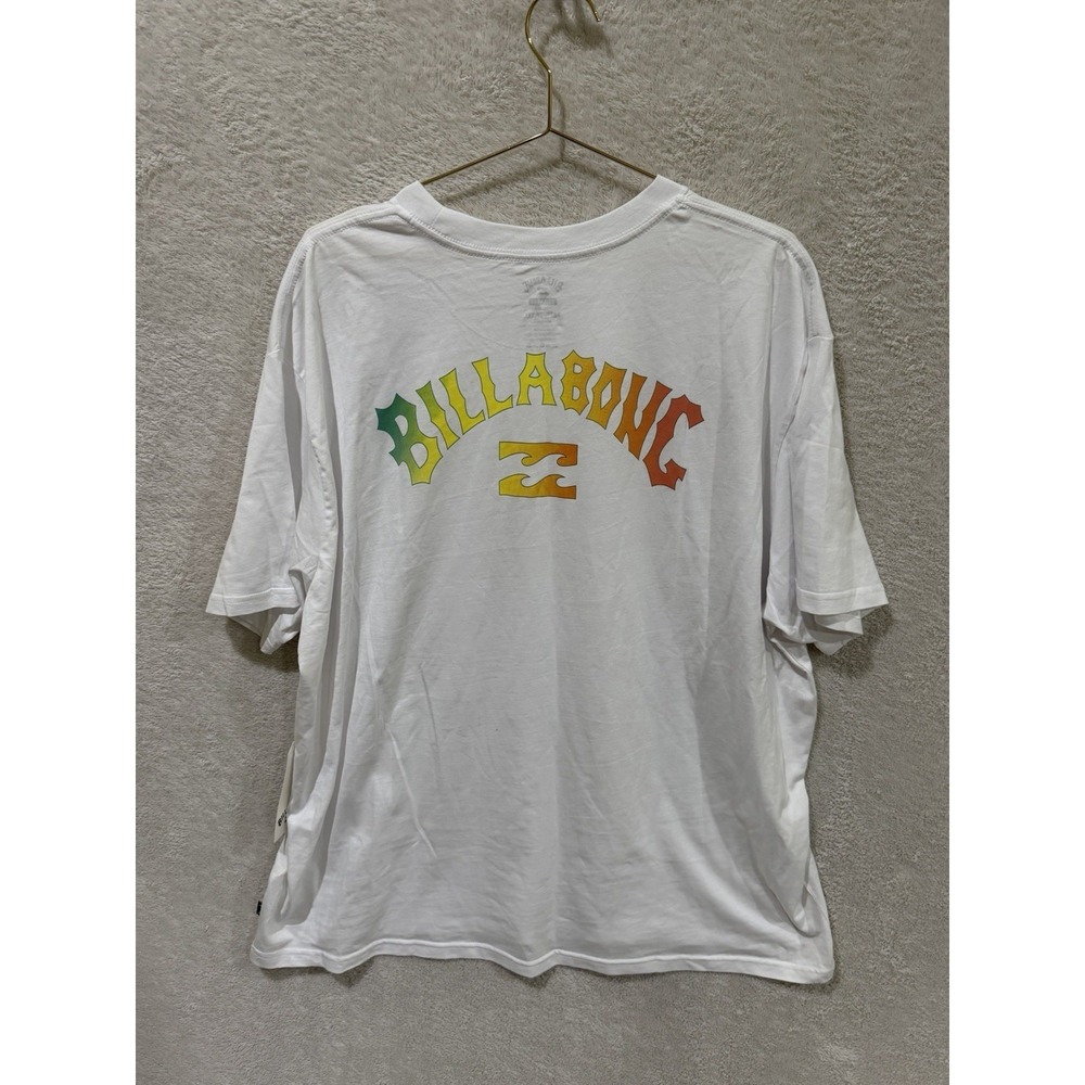 NWT Billabong‎ Arch Fill Short Sleeve T-Shirt - White Mens XXL